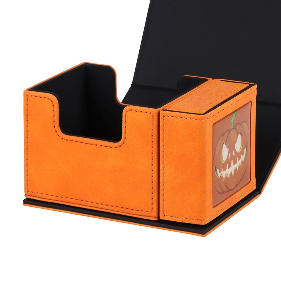 Leather Deck Playing Card Storage Caes