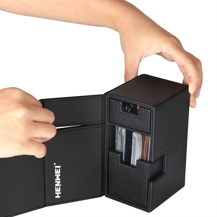 PU Leather Cards Storage Box