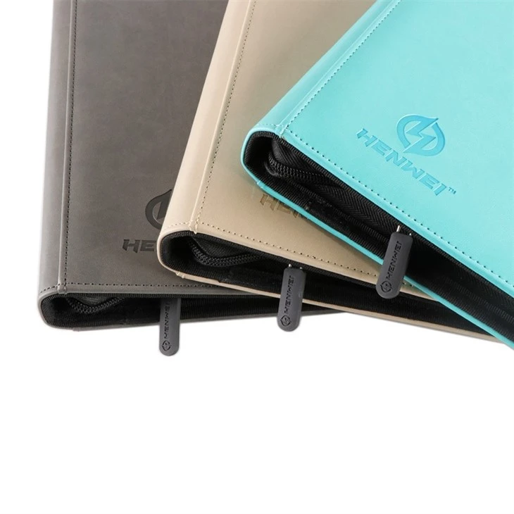 Sided Pocket PU Card Collection Binder